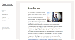 Desktop Screenshot of annedonlon.org